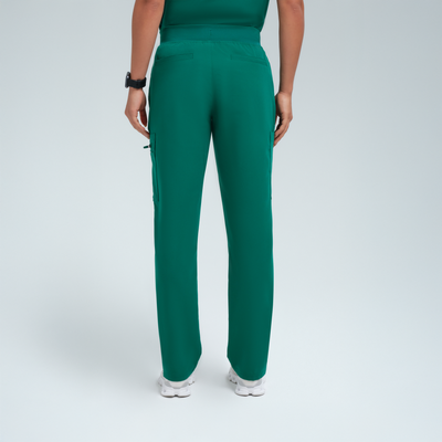 The Oversized Women's Alpine Green Scrub Set