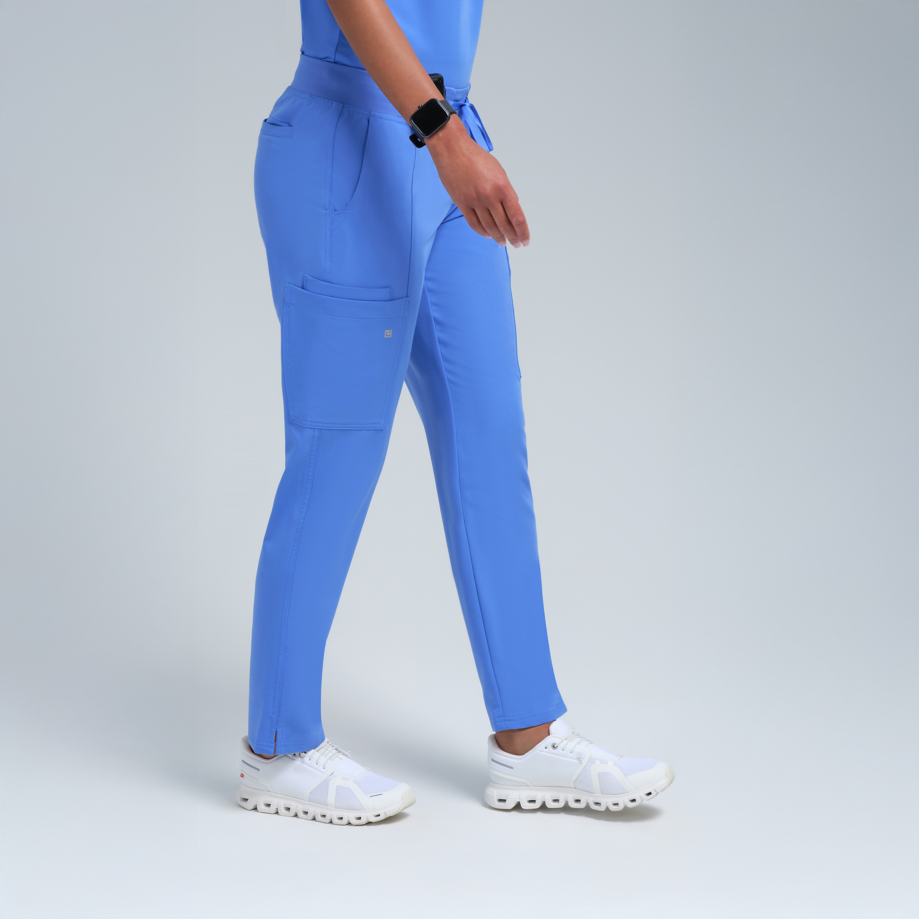Gaya Skinny Ten Pocket Scrub Pant Ceil Blue