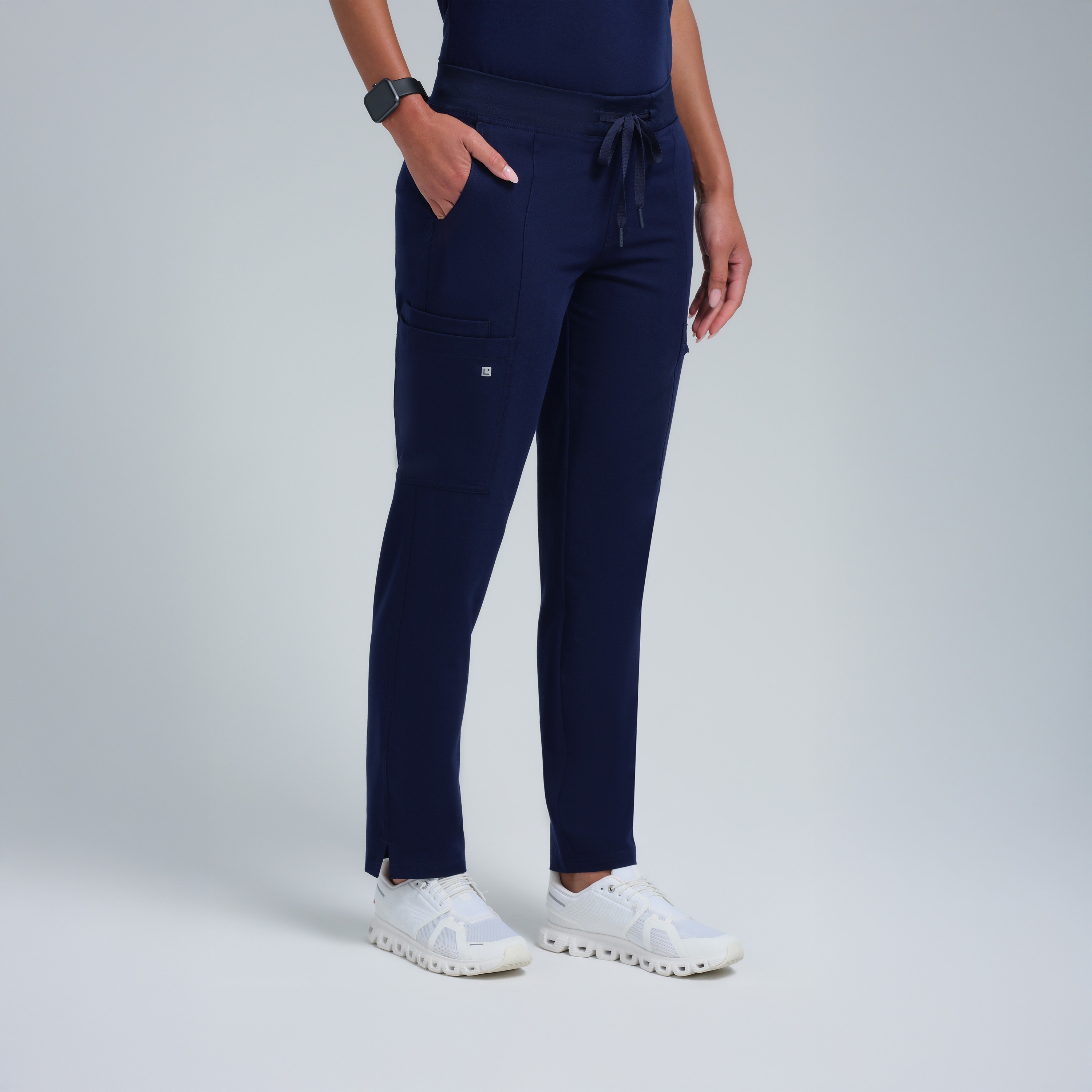 Gaya Skinny Ten Pocket Scrub Pant Navy