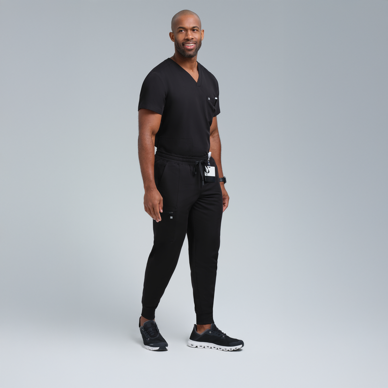 Kronos Men's Eight-Pocket Jogger Pant Black