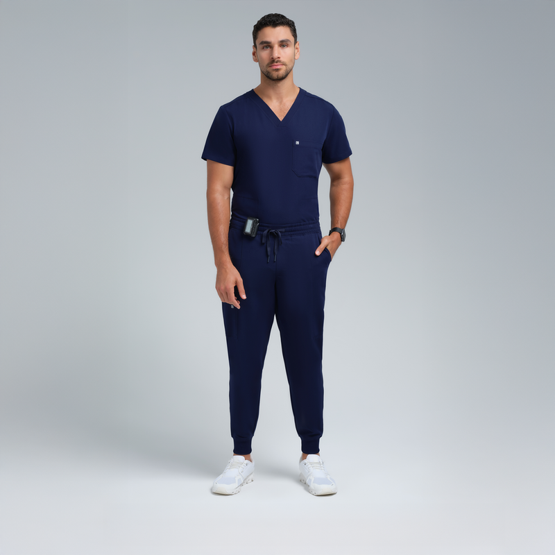 Kronos Men's Eight-Pocket Jogger Pant Navy