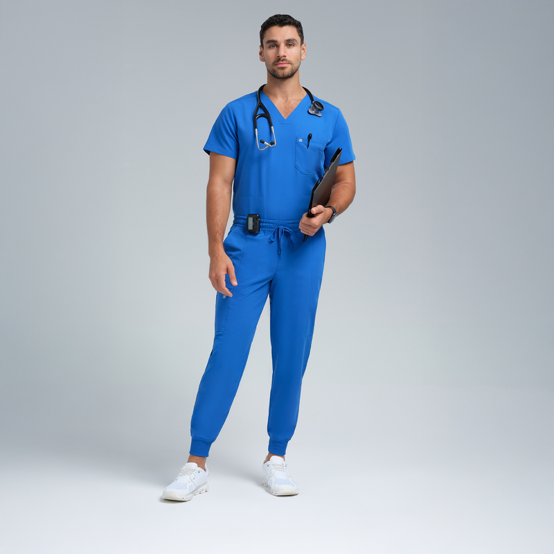 Kronos Men's Eight-Pocket Jogger Pant Royal Blue