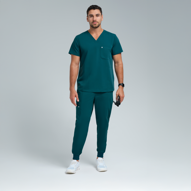 Neo Men’s Three Pocket Scrub Top Legion Blue