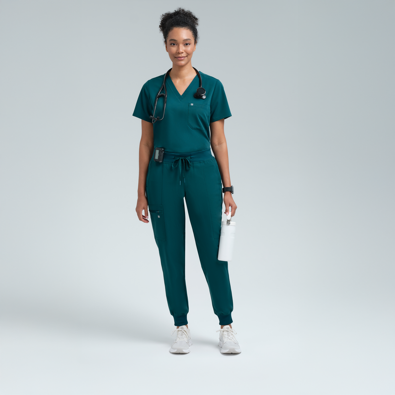 Selena Eight-Pocket Jogger Pants Legion Blue