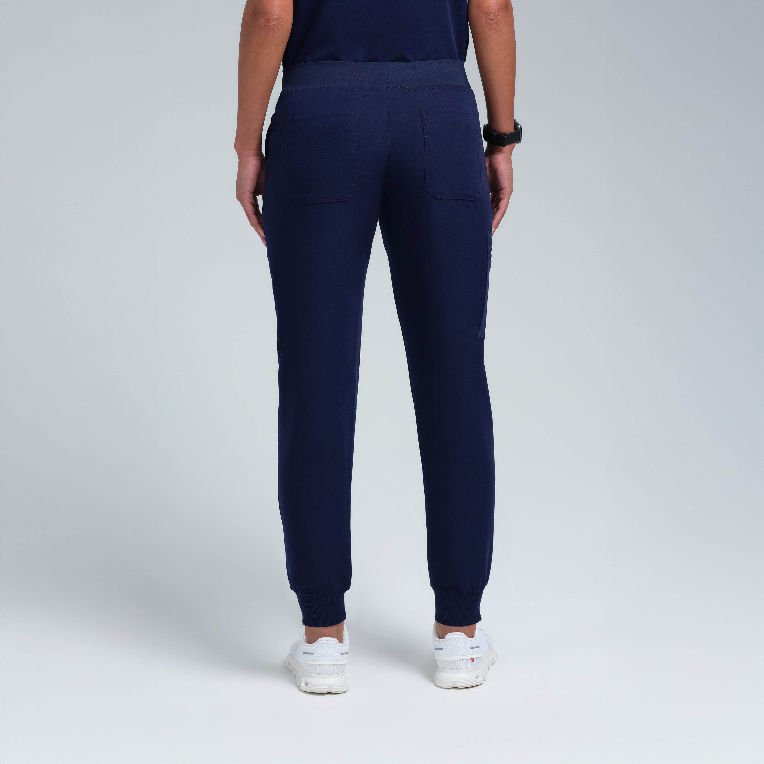 Selena Eight-Pocket Jogger Pants Navy