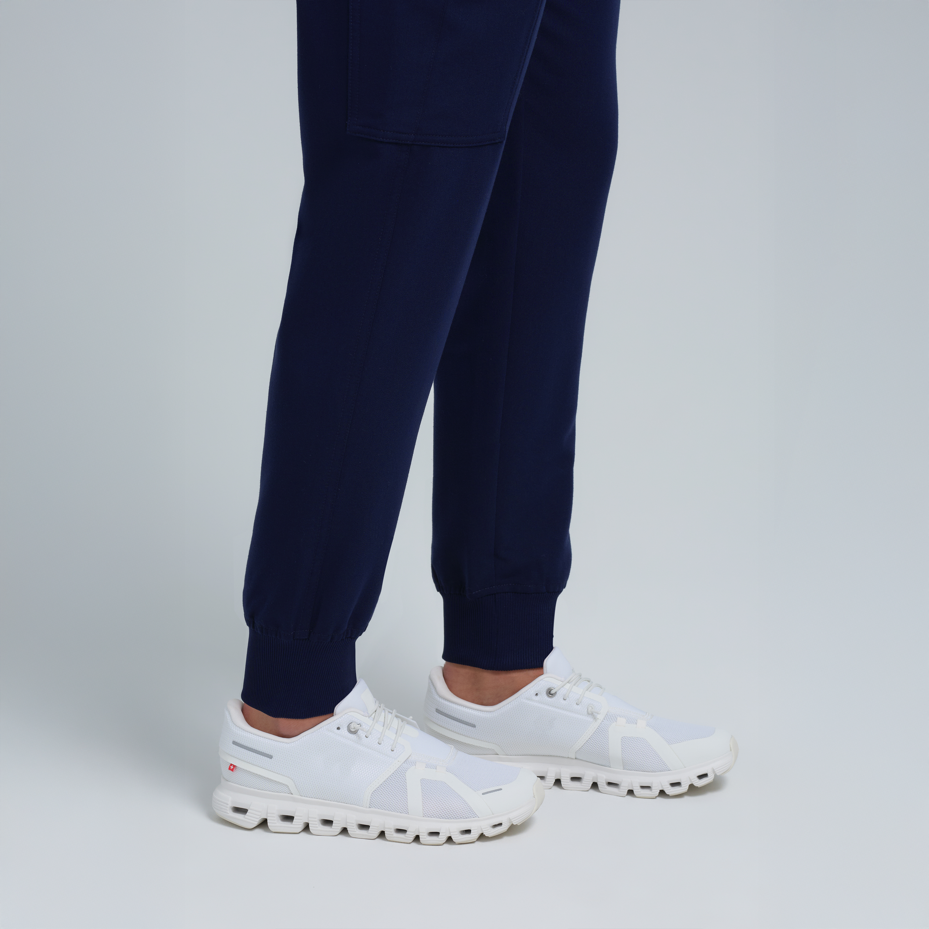 Selena Eight-Pocket Jogger Pants Navy