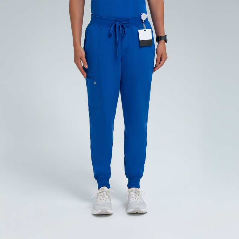 Selena Eight-Pocket Jogger Pants Royal Blue