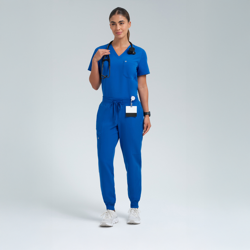 Selena Eight-Pocket Jogger Pants Royal Blue