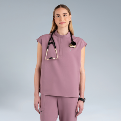 The Cloud Oversized Womens Jogger Lilac Haze Scrub Set
