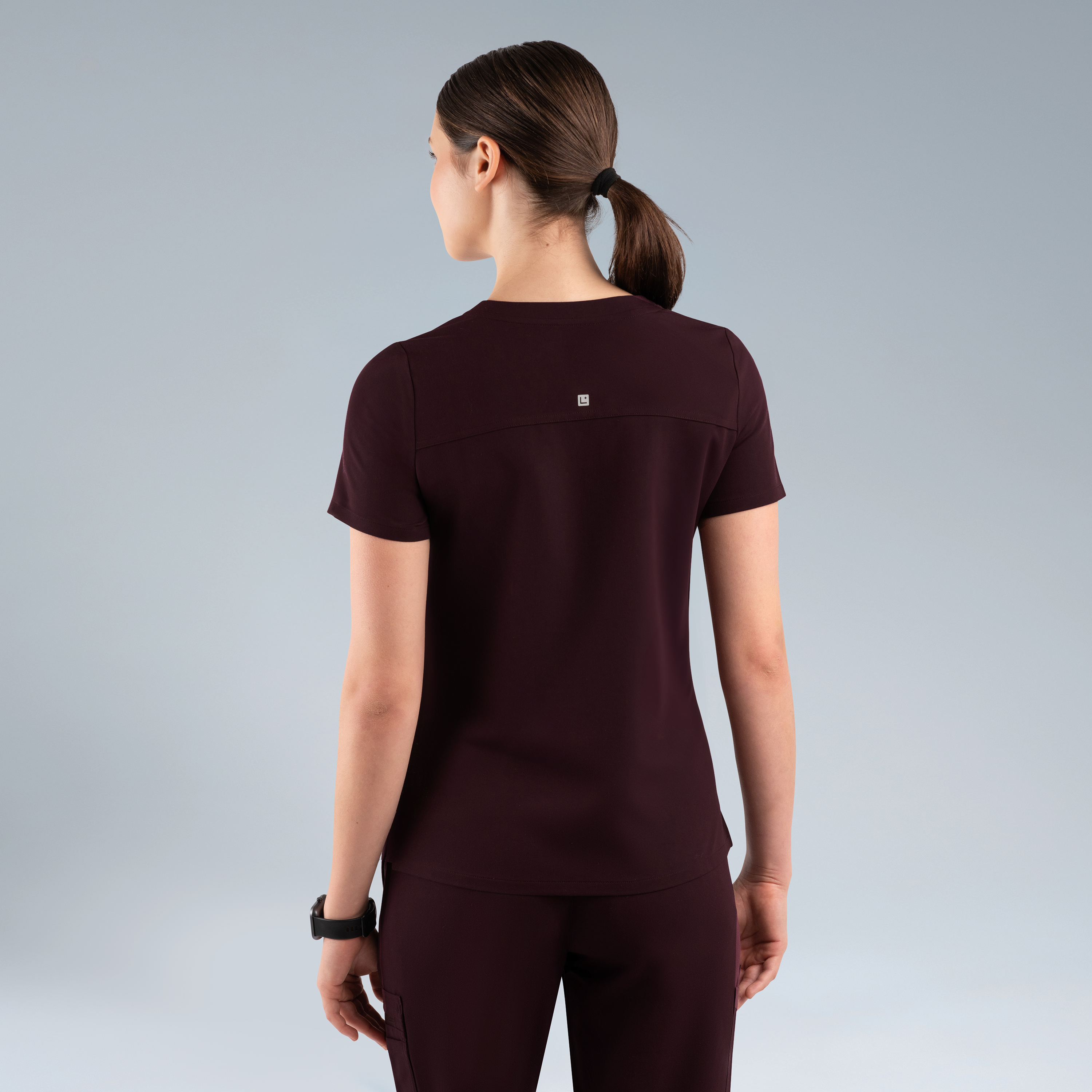 Blusa médica de tres bolsillos Athena azul real