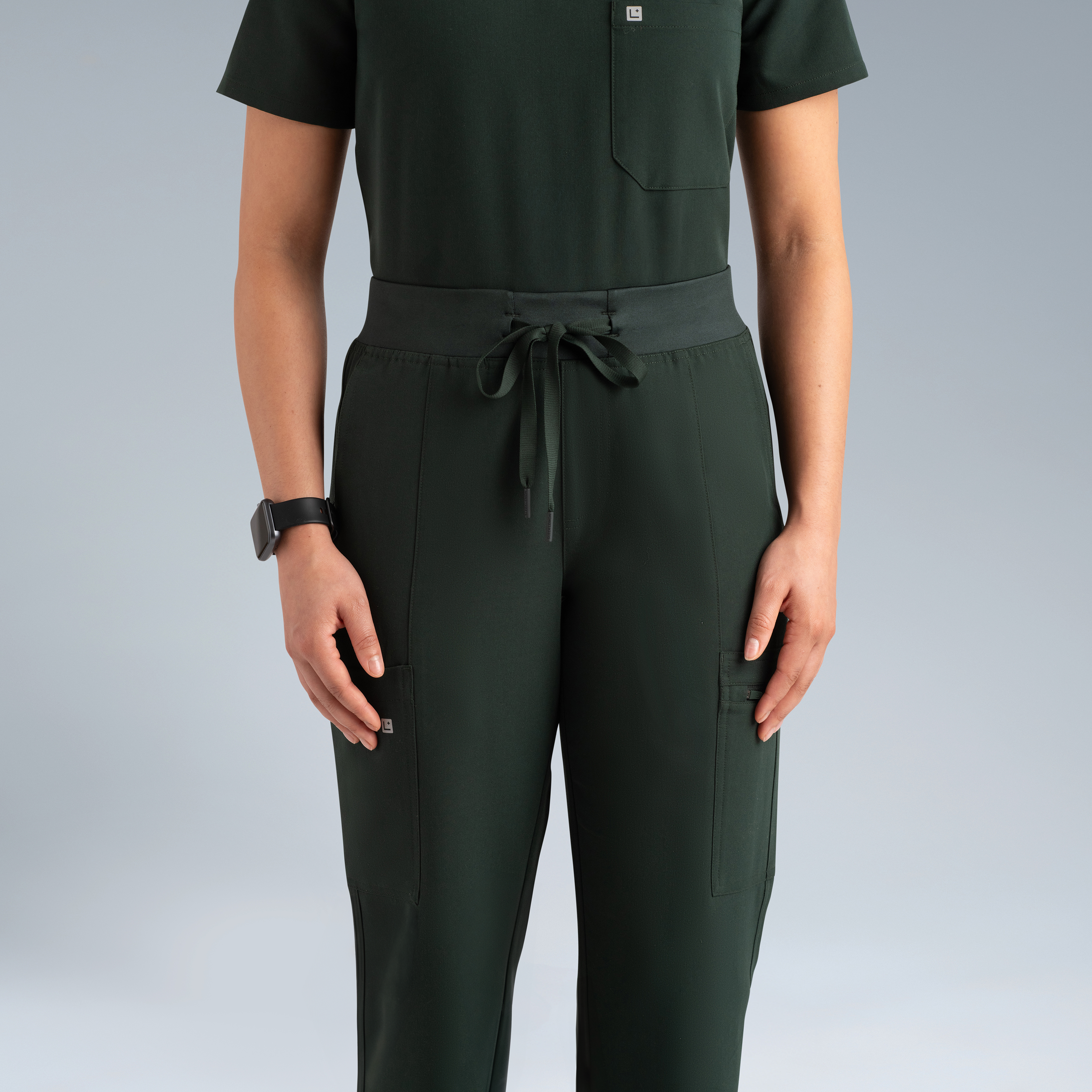 Gaya Womens Scrub Pant Deep Forest Green