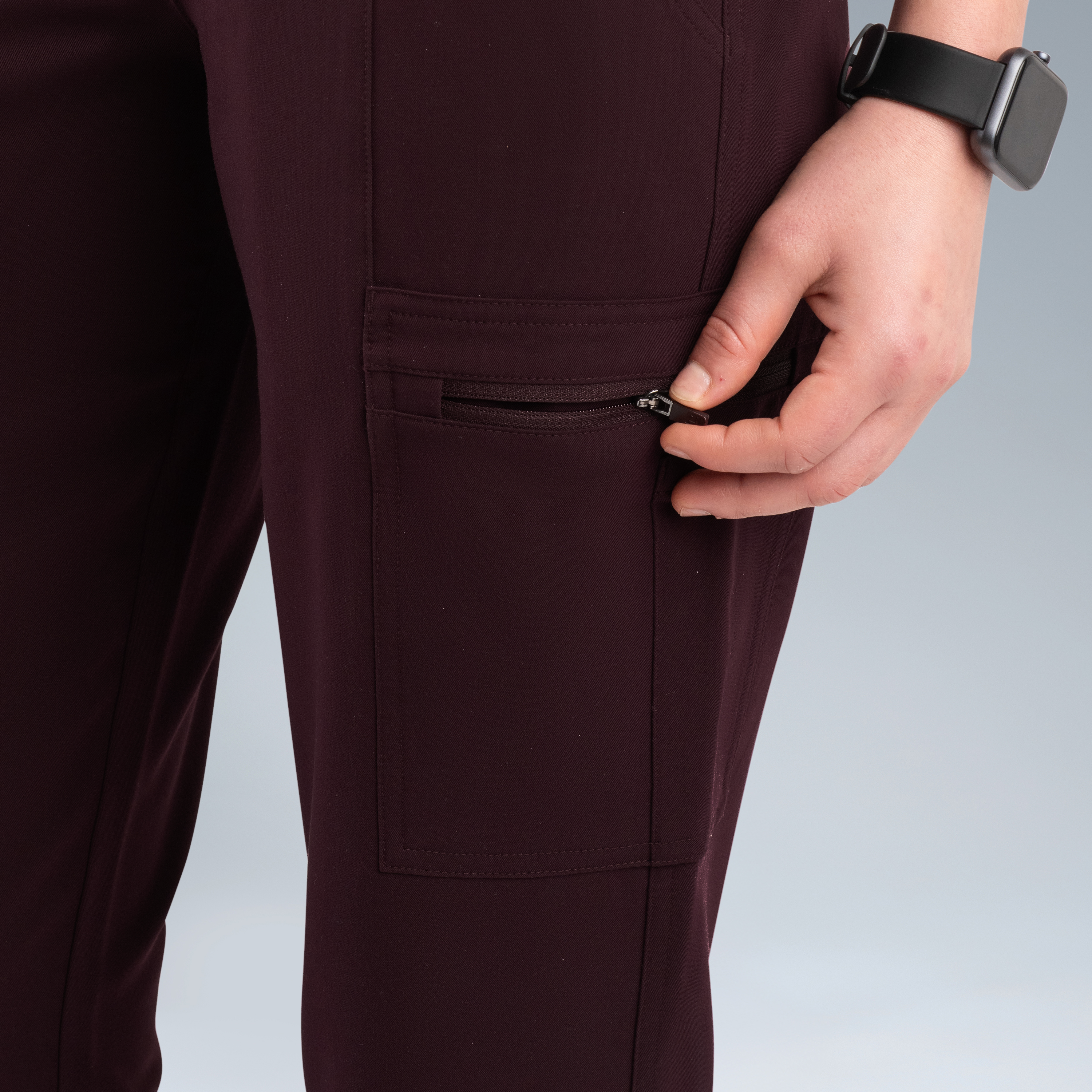 Gaya Womens Scrub Pant Plum Noir