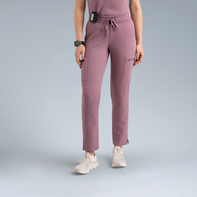 The Pro Women's Fitted Lilac Haze Scrub Set