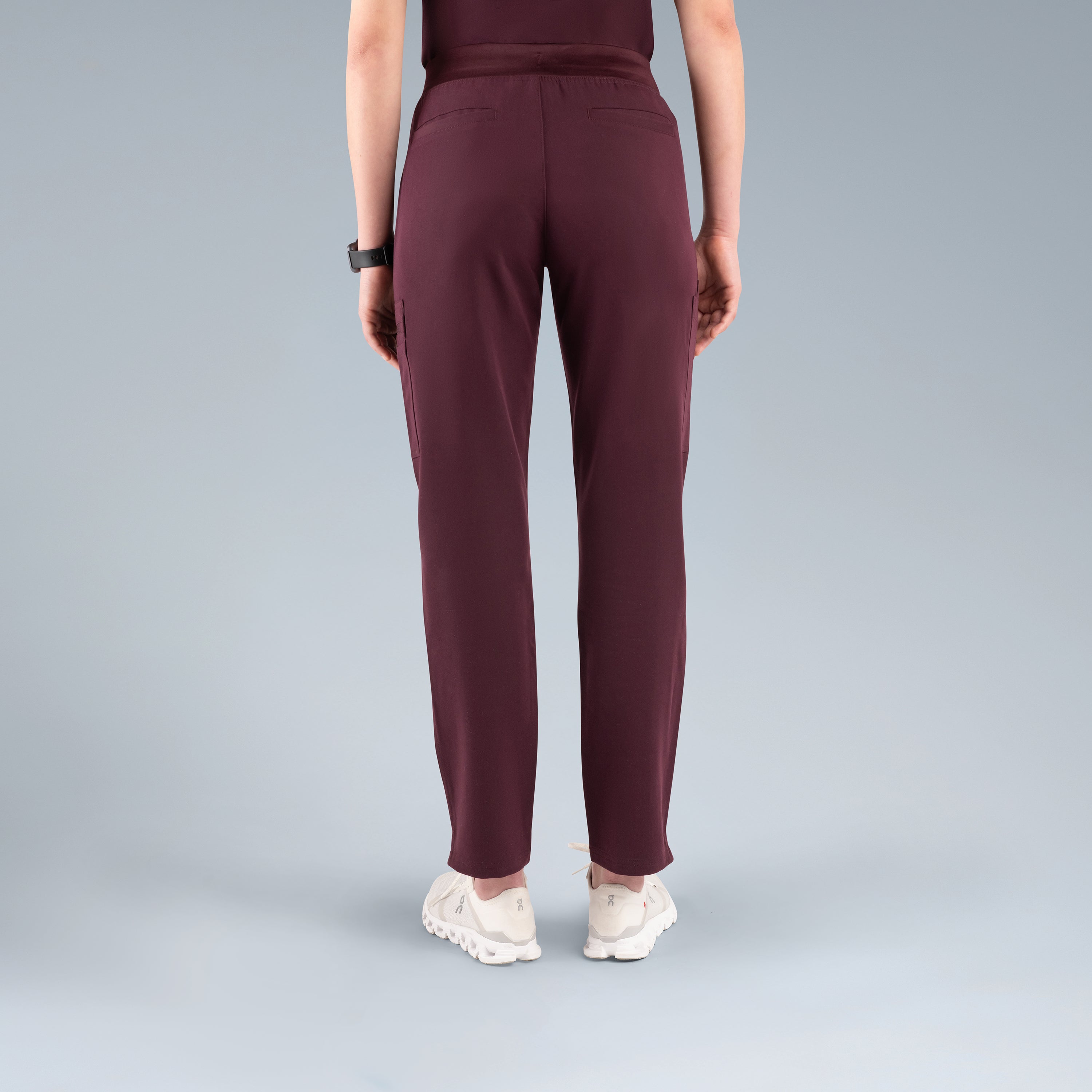 Gaya Womens Scrub Pant Plum Noir