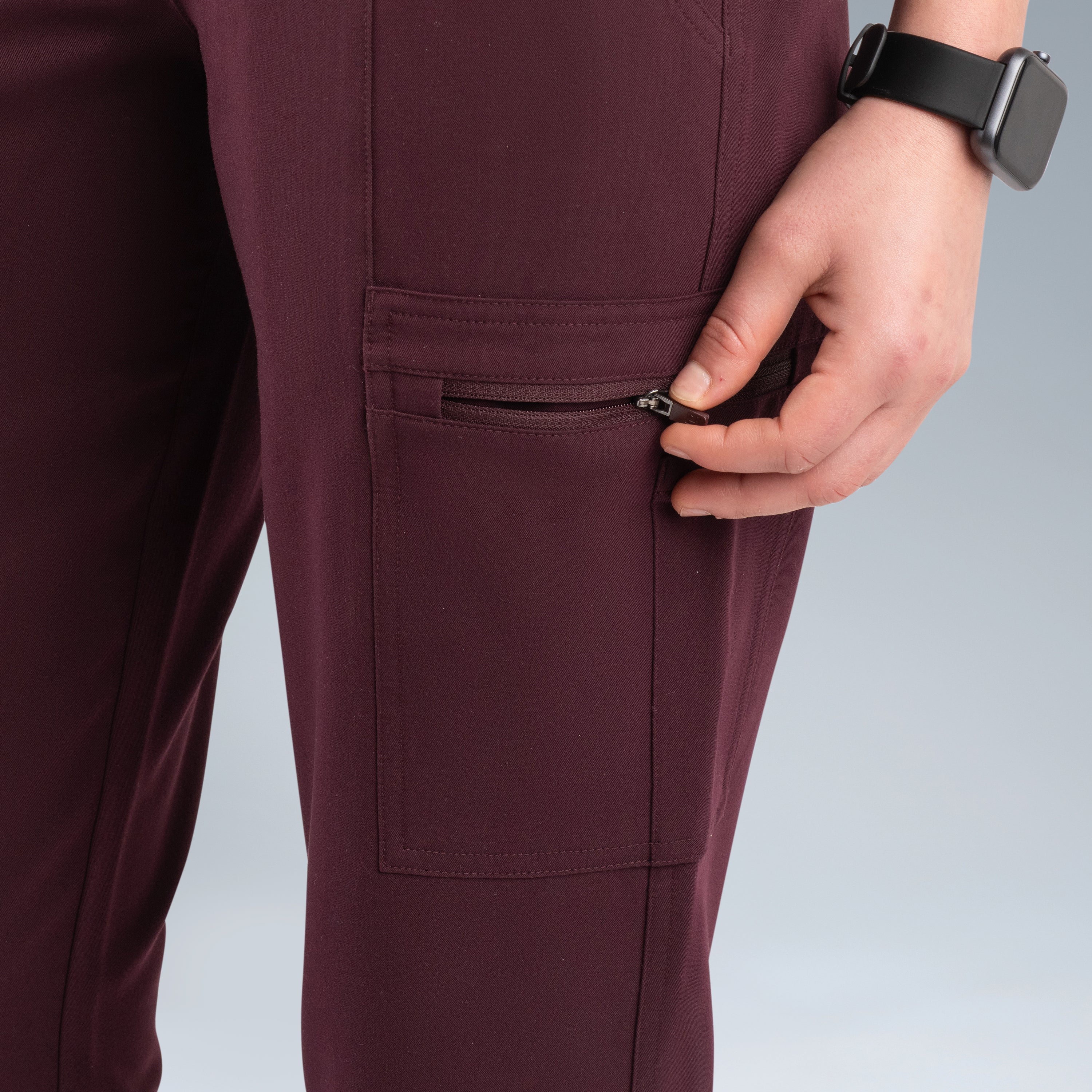 Gaya Womens Scrub Pant Plum Noir