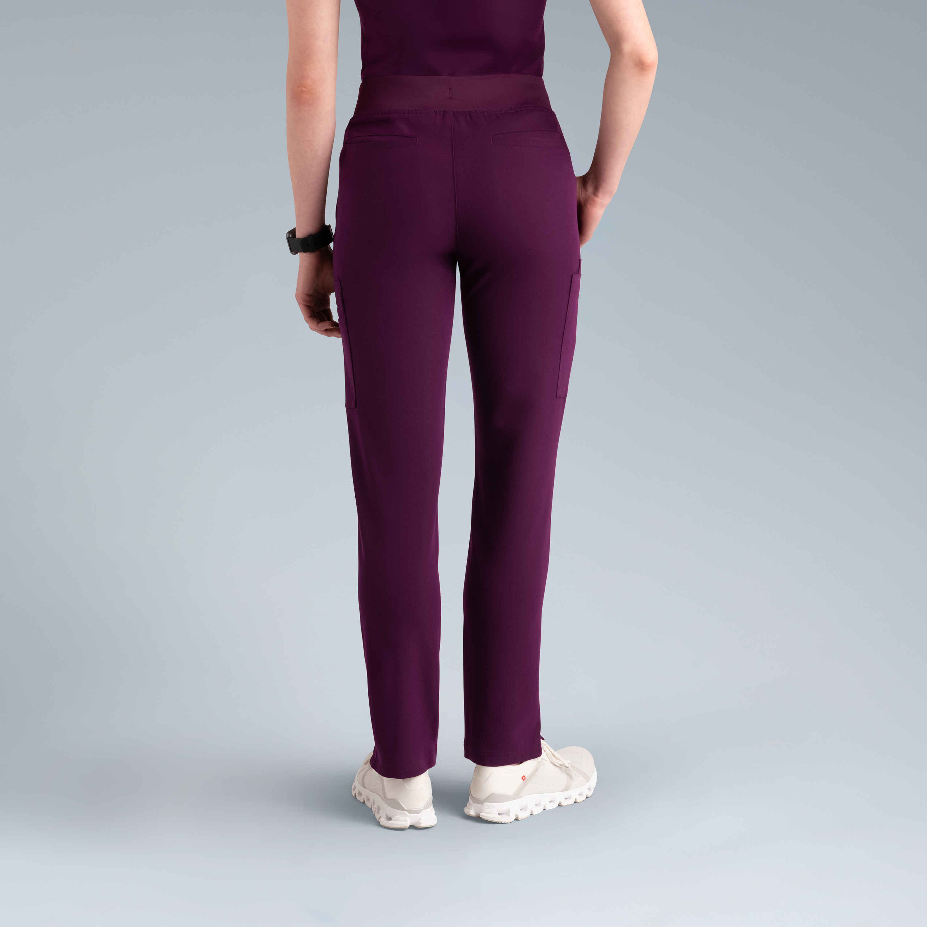 Gaya Womens Scrub Pant Purple Wine