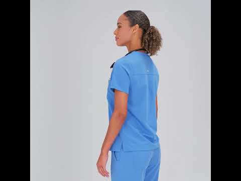Calypso One Pocket Womens Scrub Top