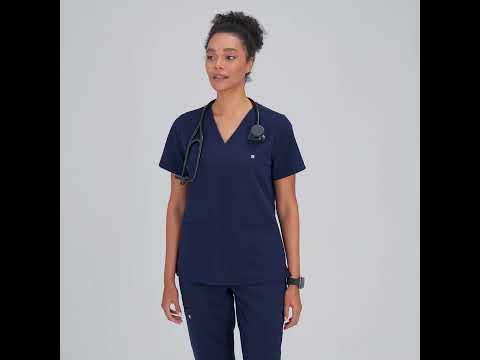 Athena Three Pocket Scrub Top