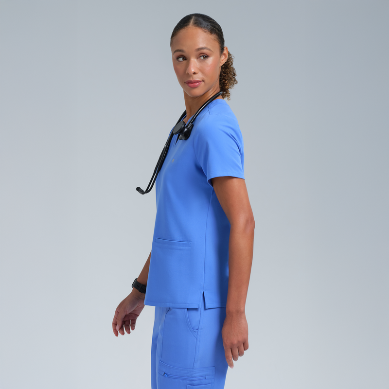 TODOS LOS MÉDICOS AZUL TECHO MUJER (Colección Core)