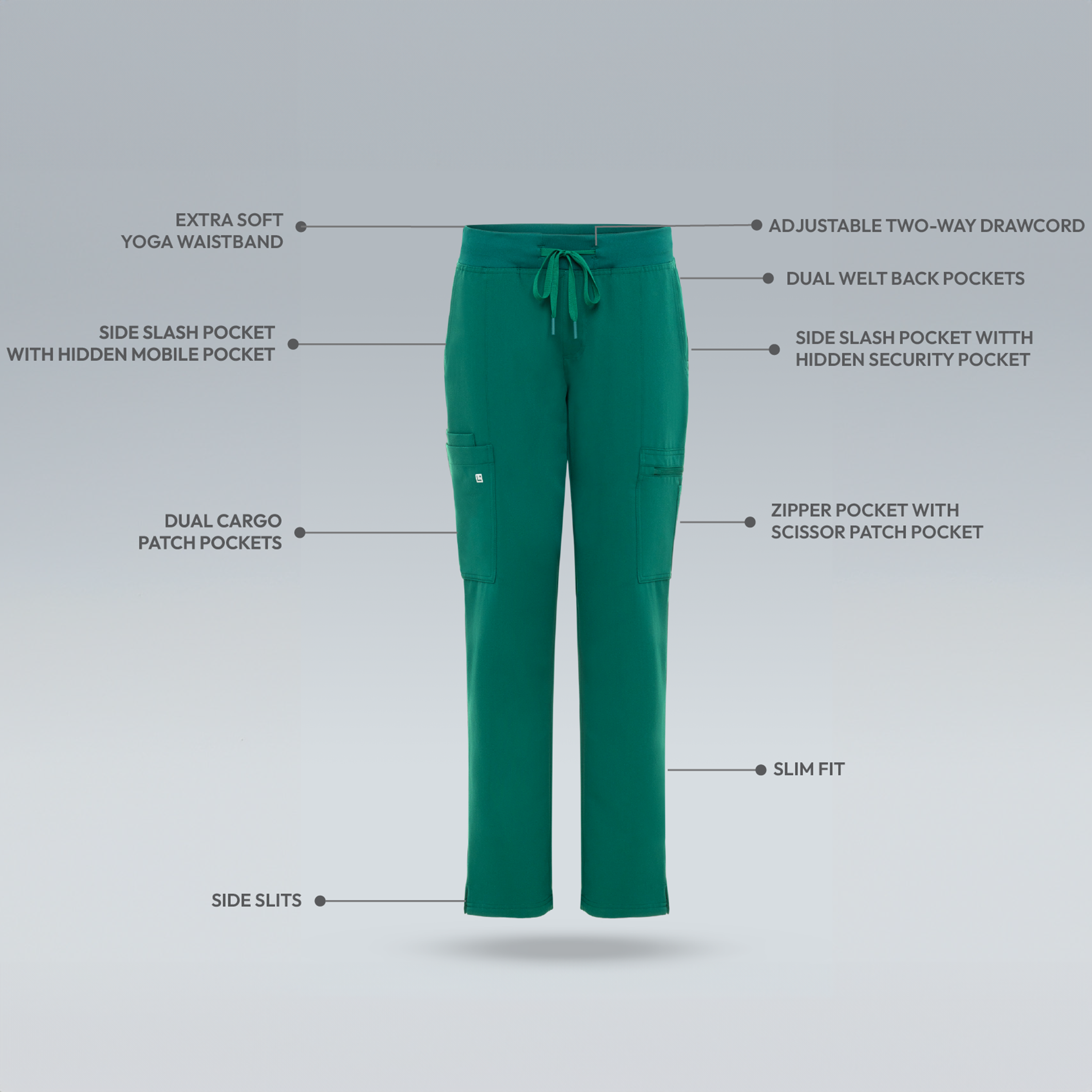 Gaya Pants Alpine Green