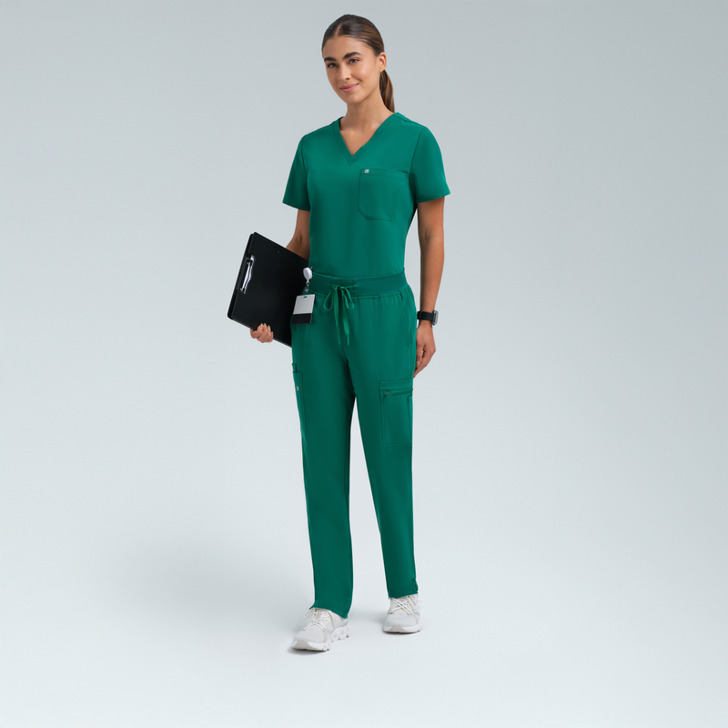 Gaya Skinny Ten Pocket Scrub Pant Alpine Green
