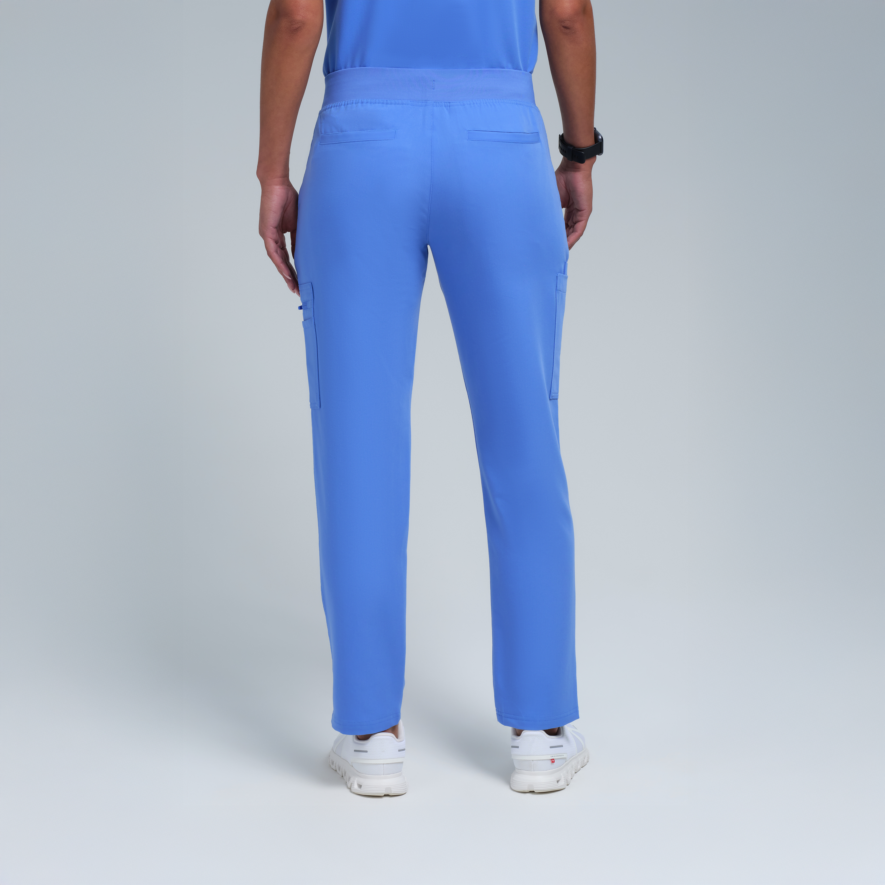 Gaya Skinny Ten Pocket Scrub Pant Ceil Blue
