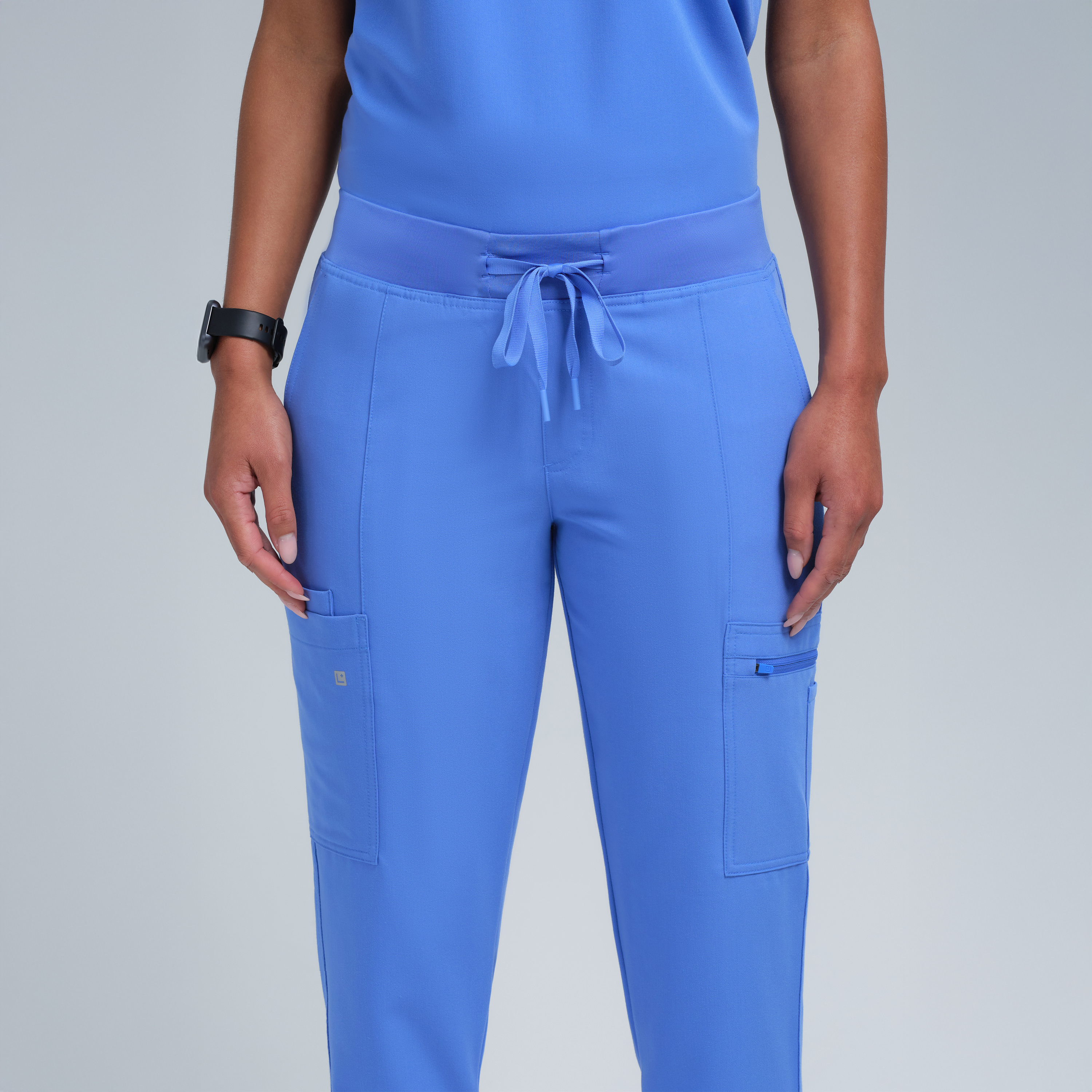 Gaya Skinny Ten Pocket Scrub Pant Ceil Blue