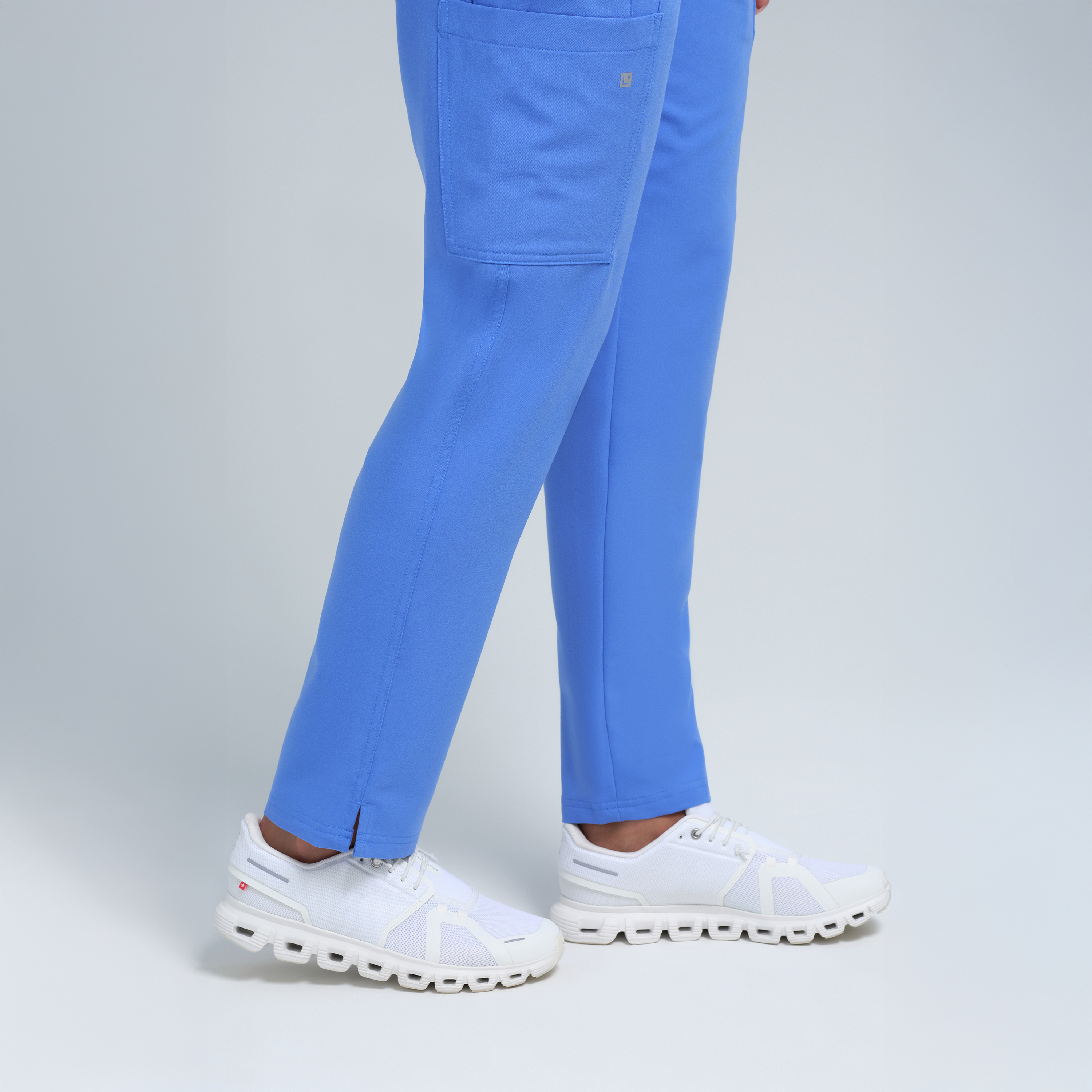 Gaya Skinny Ten Pocket Scrub Pant Ceil Blue