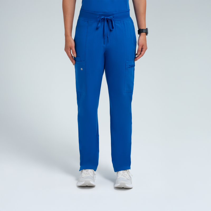 Gaya Skinny Ten Pocket Scrub Pant Royal Blue