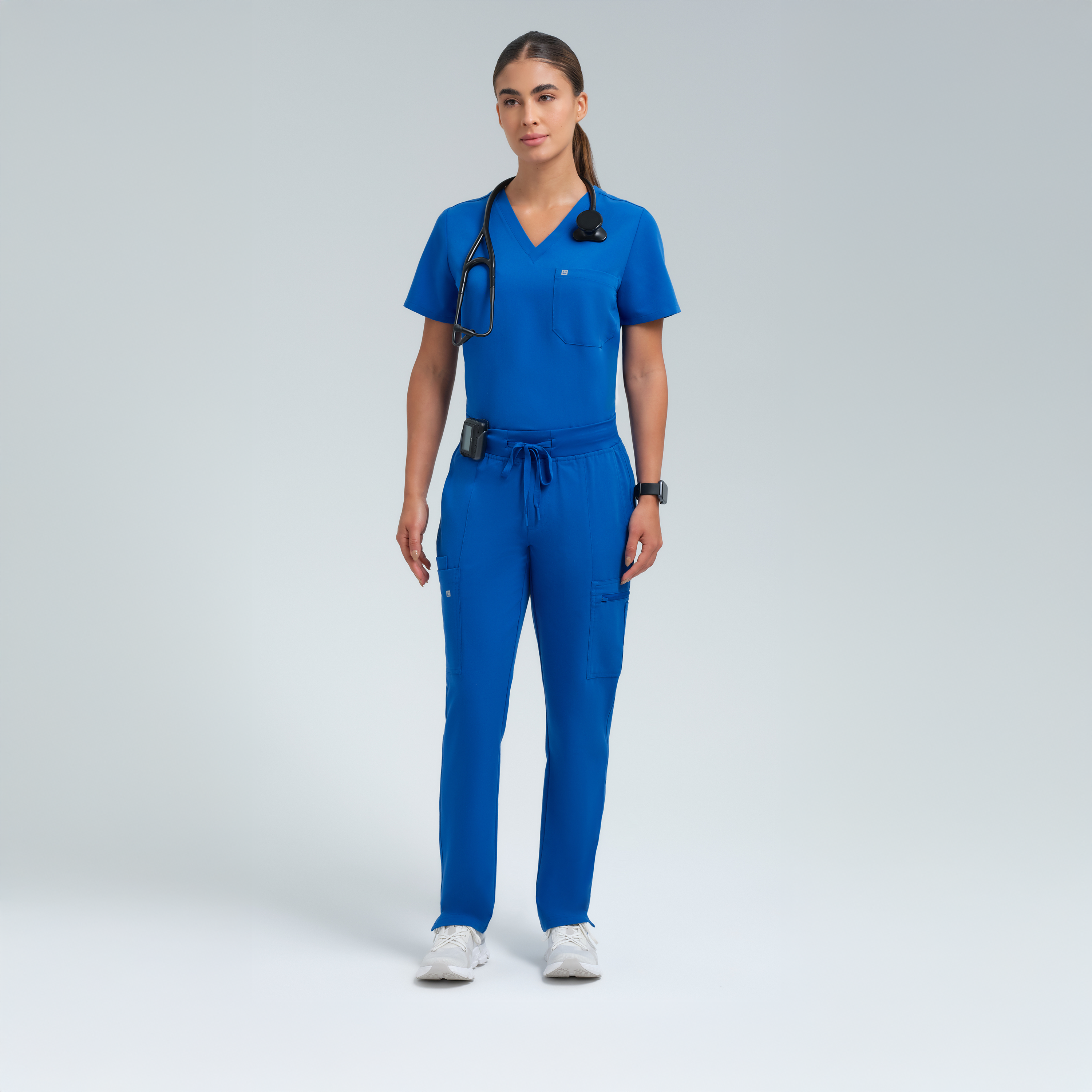 Gaya Skinny Ten Pocket Scrub Pant Royal Blue