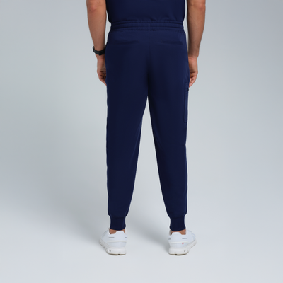 The Performance Men's Jogger Navy Scrub Set