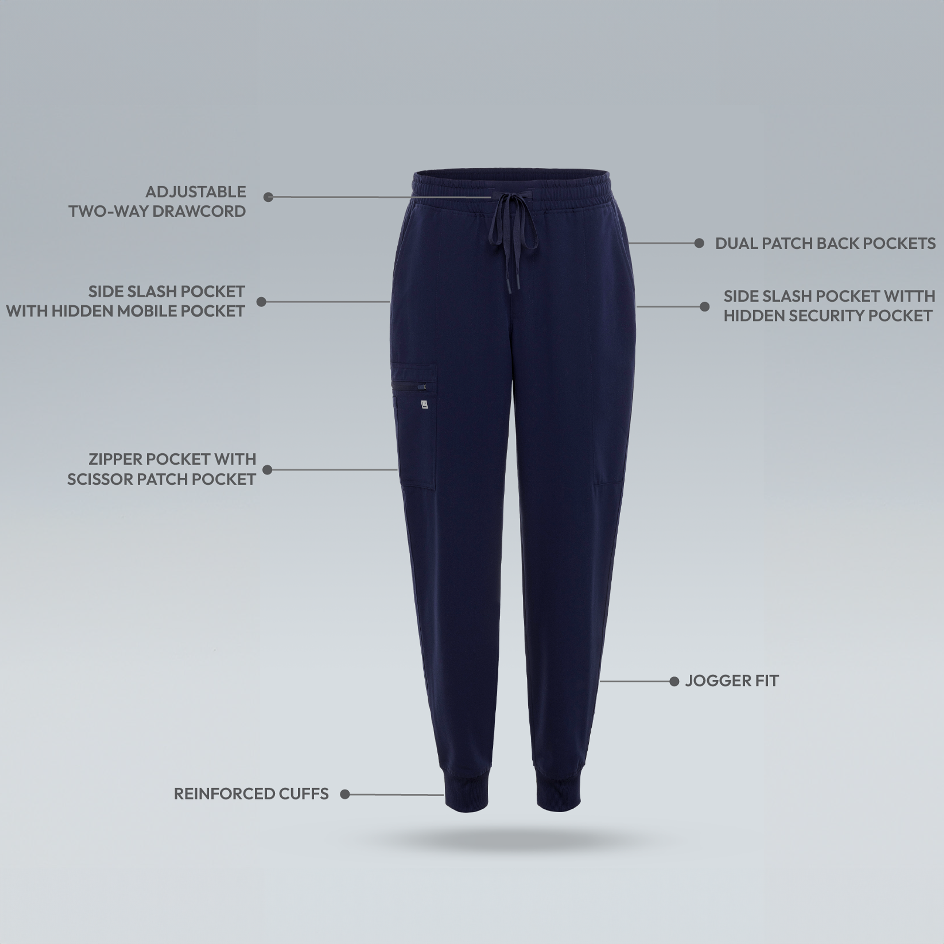 Kronos means jogger pants. Scrub pants 