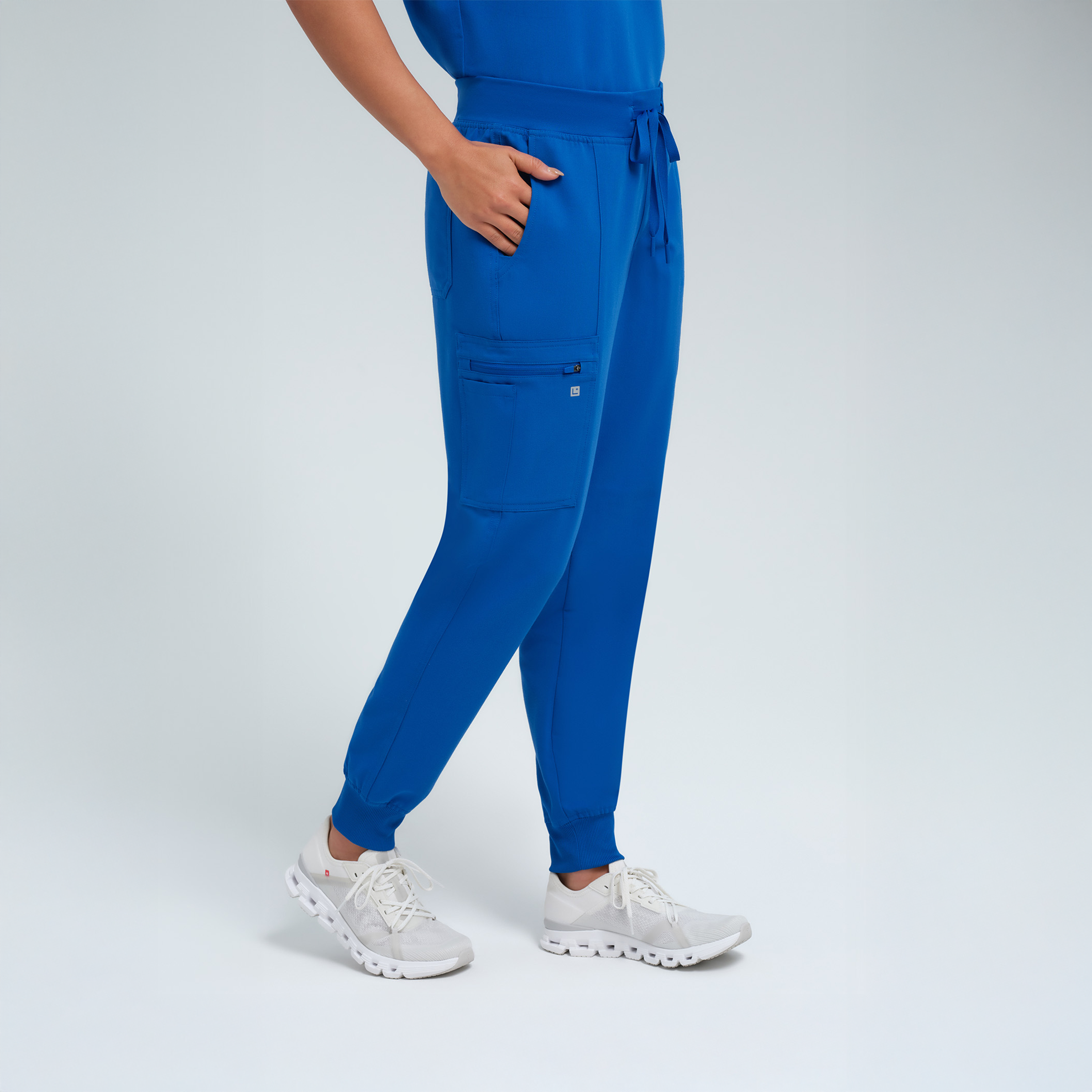 Selena Eight-Pocket Jogger Pants Royal Blue