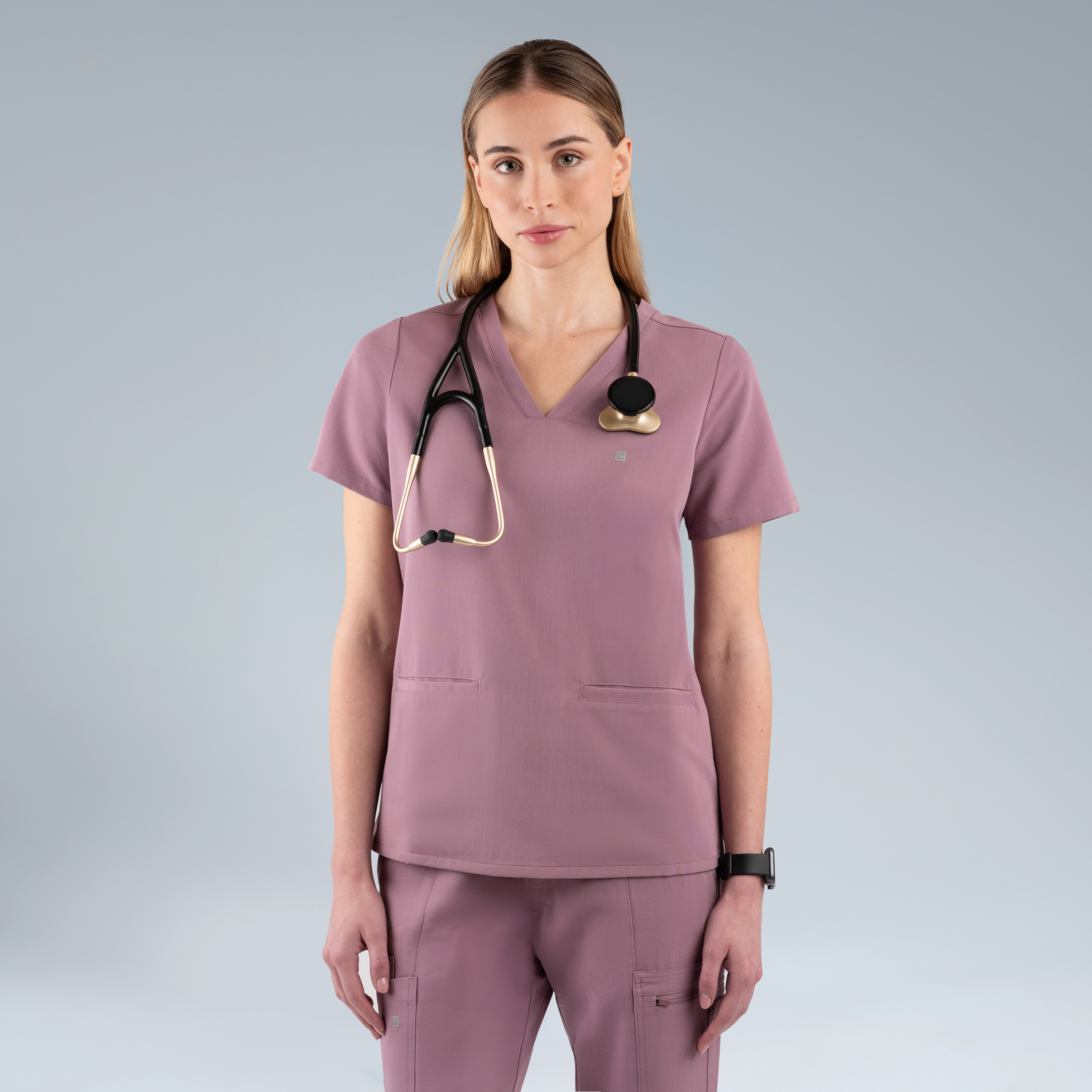 Athena Women's Scrub Top Lilac Haze
