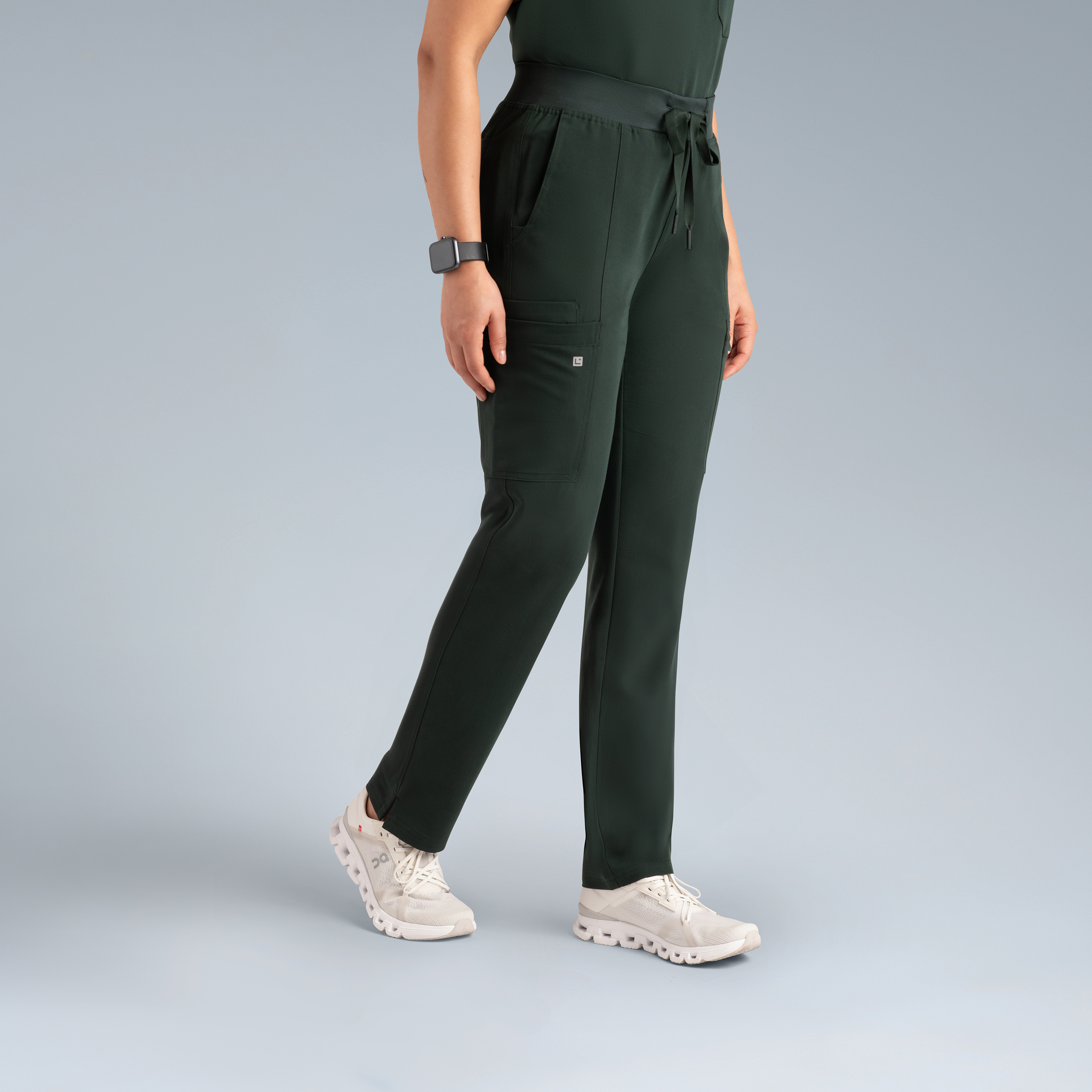 Gaya Womens Scrub Pant Deep Forest Green