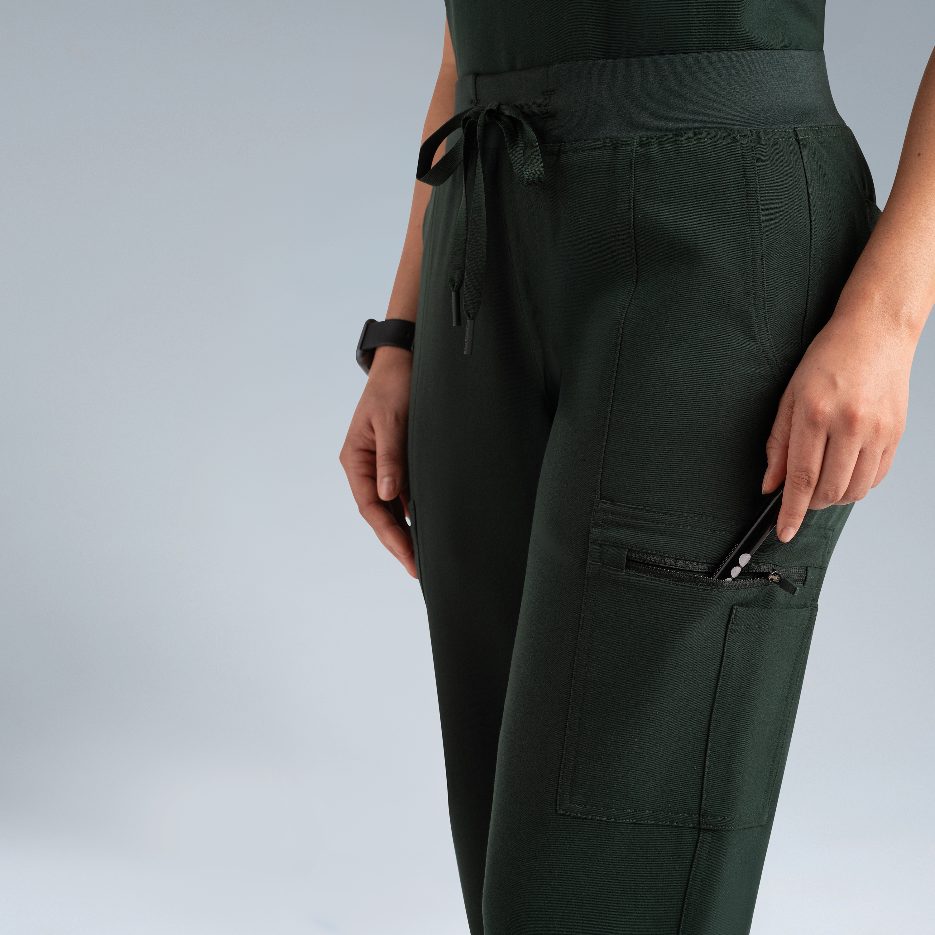 Gaya Womens Scrub Pant Deep Forest Green