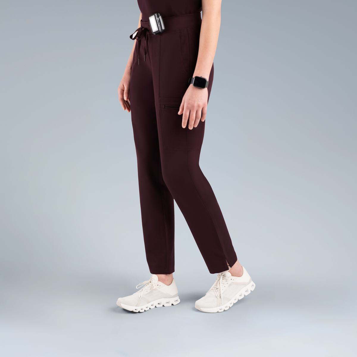 Gaya Womens Scrub Pant Plum Noir