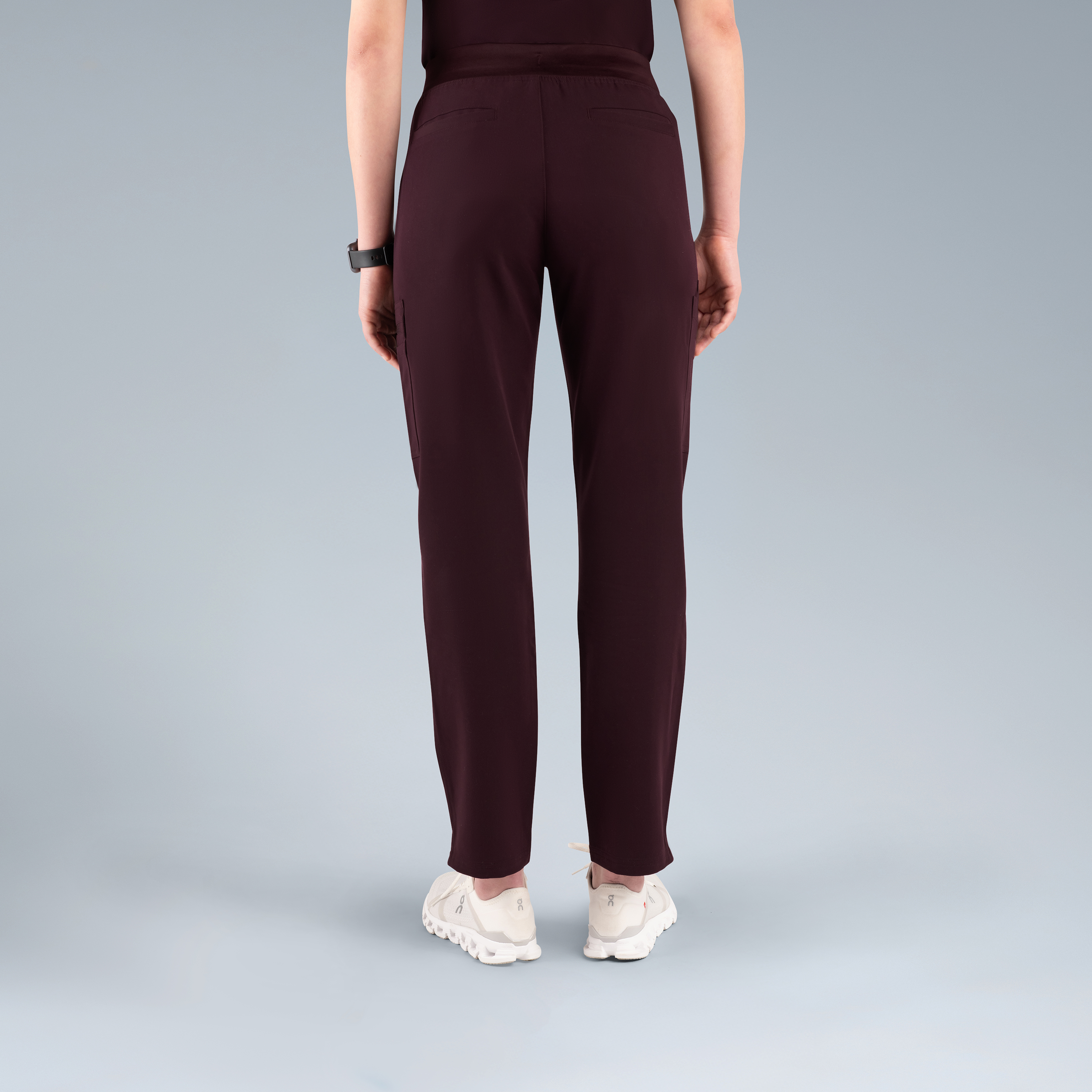 Gaya Womens Scrub Pant Plum Noir