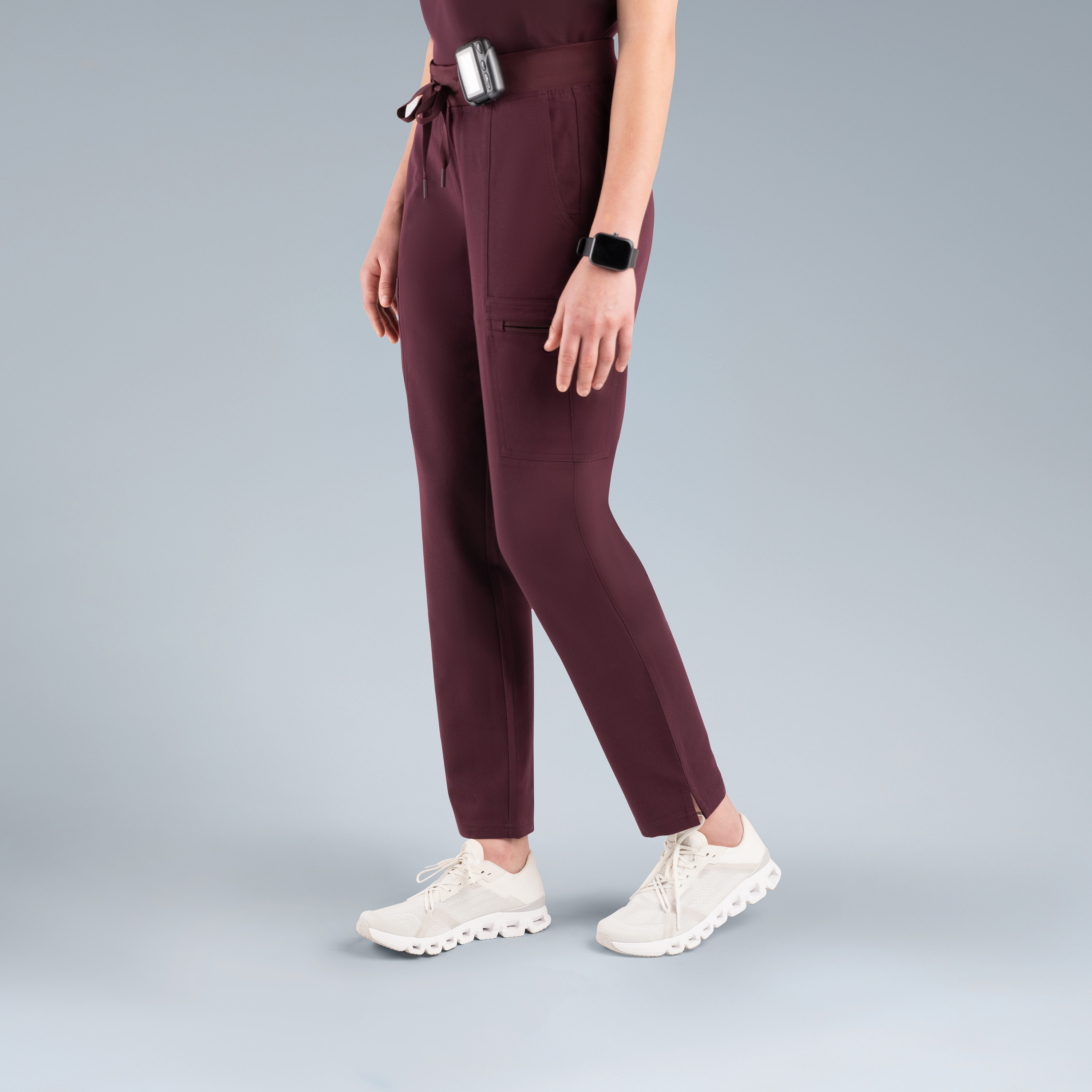 Gaya Womens Scrub Pant Plum Noir