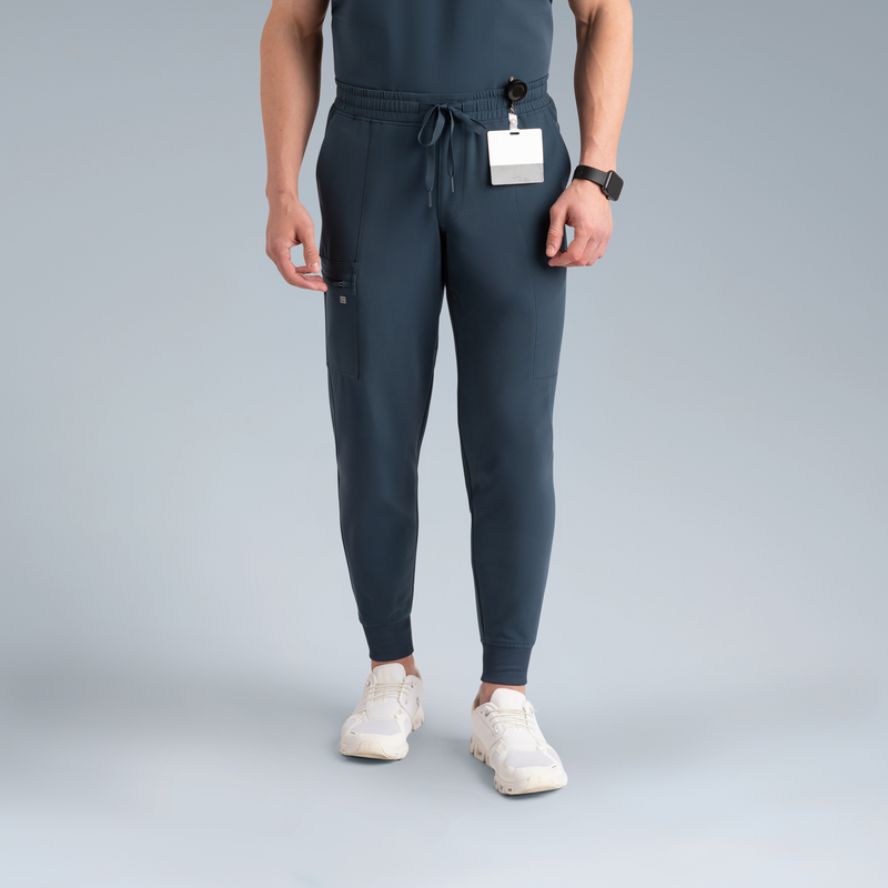 Kronos Mens Jogger  Scrub Pants Storm Gray