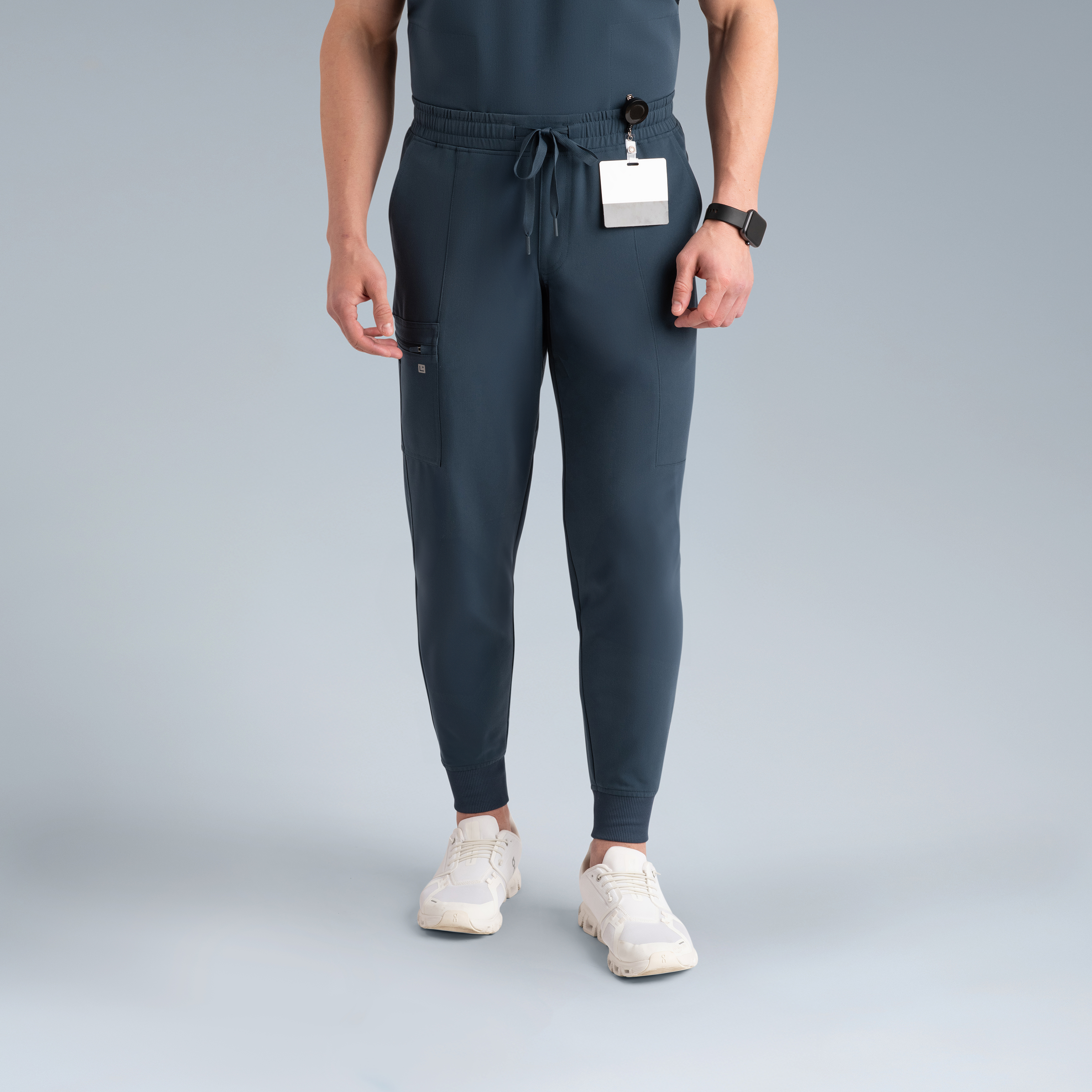 Kronos Mens Jogger  Scrub Pants Storm Gray
