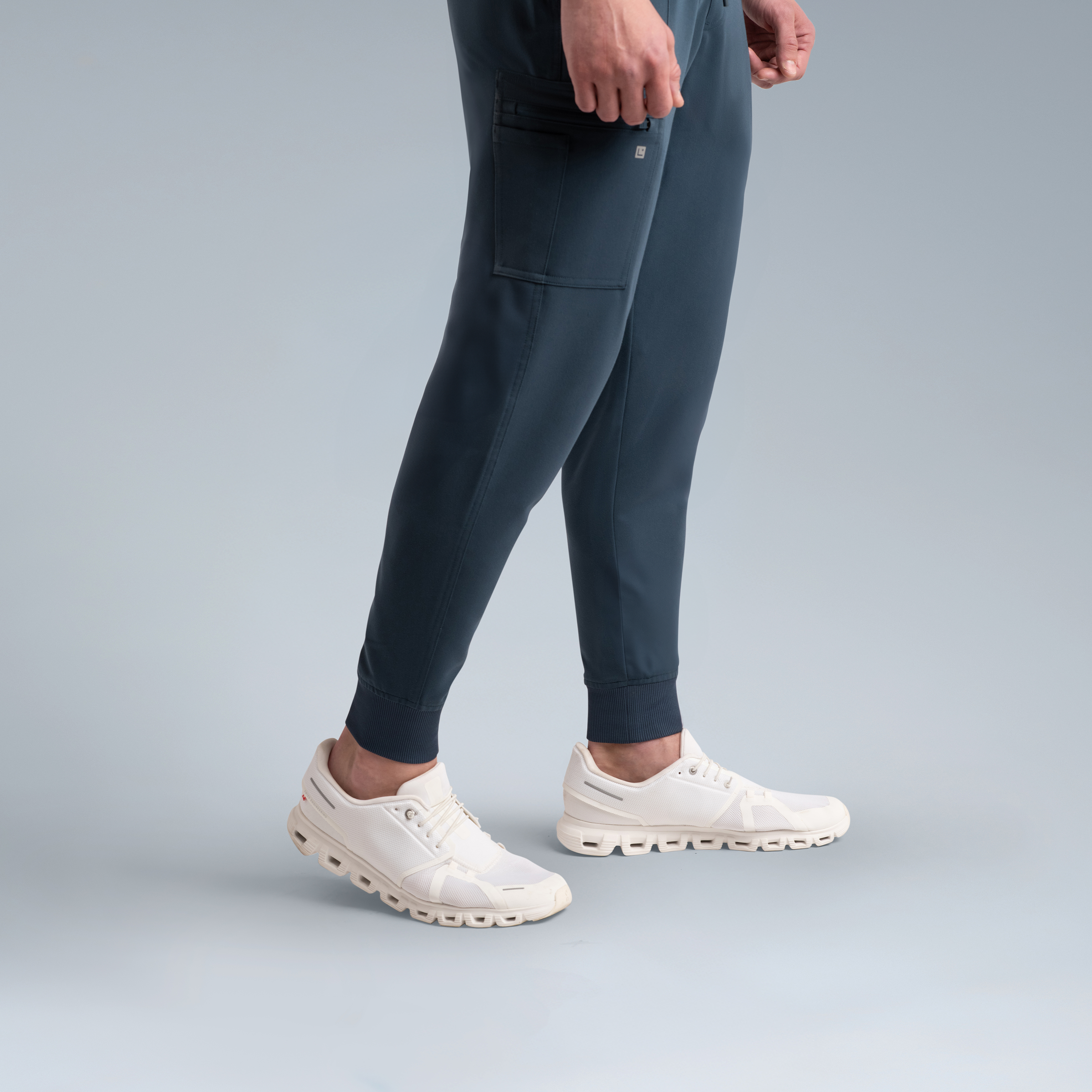 Kronos Mens Jogger  Scrub Pants Storm Gray