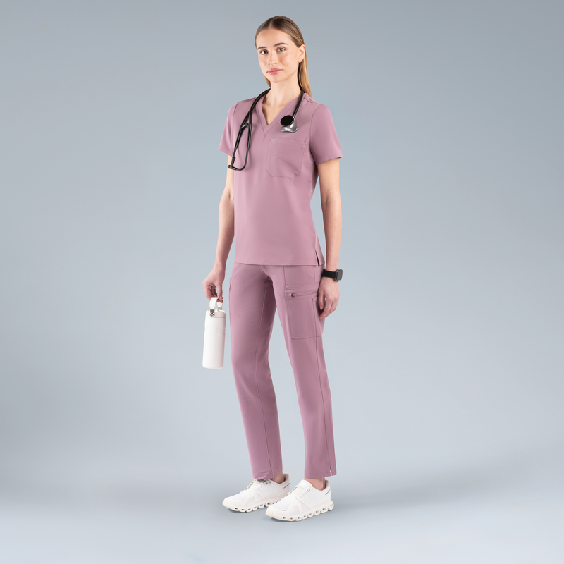 Calypso Womens Scrub Top Lilac Haze